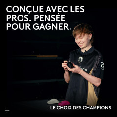 Logitech G Pro X Superlight 2c, Souris de Gaming sans Fil, Souris Pro-Grade compacte 53 g avec 5 Boutons programmables, USB-C, c