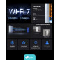 TP-Link Archer BE450 Routeur Wi-FI 7 BE7200 Bi-Bande, Multi-Link Operation (MLO), Port 10G Plus 2.5G, EasyMesh, HomeShield, Gest TP-Link Archer BE450 Routeur Wi-FI 7 BE7200 Bi-Bande, Multi-Link Operation (MLO), Port 10G Plus 2.5G, EasyMesh, HomeShield, Gest