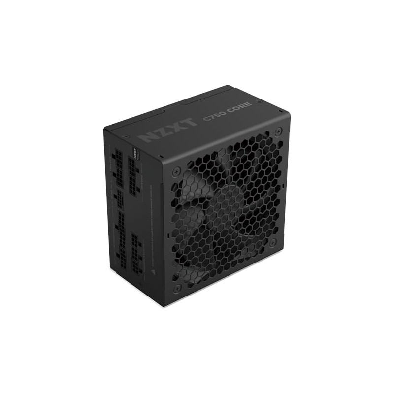 NZXT C750 Gold Core – Alim. ATX 3.1 750W – 80 Plus Gold – Cybenetics Platinum – Full modulaire – PCIe 5.1 300W 12V-2x6 – Ventila NZXT C750 Gold Core – Alim. ATX 3.1 750W – 80 Plus Gold – Cybenetics Platinum – Full modulaire – PCIe 5.1 300W 12V-2x6 – Ventila