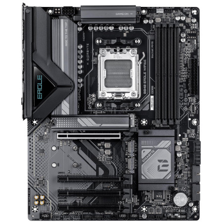 GIGABYTE B840 Eagle WIFI6E Carte Mère - Processeurs AMD Ryzen 9000, VRM 8+2+2 Phases, Jusqu’à 8200MHz DDR5(O.C), 2xPCIe 4.0 + 1x
