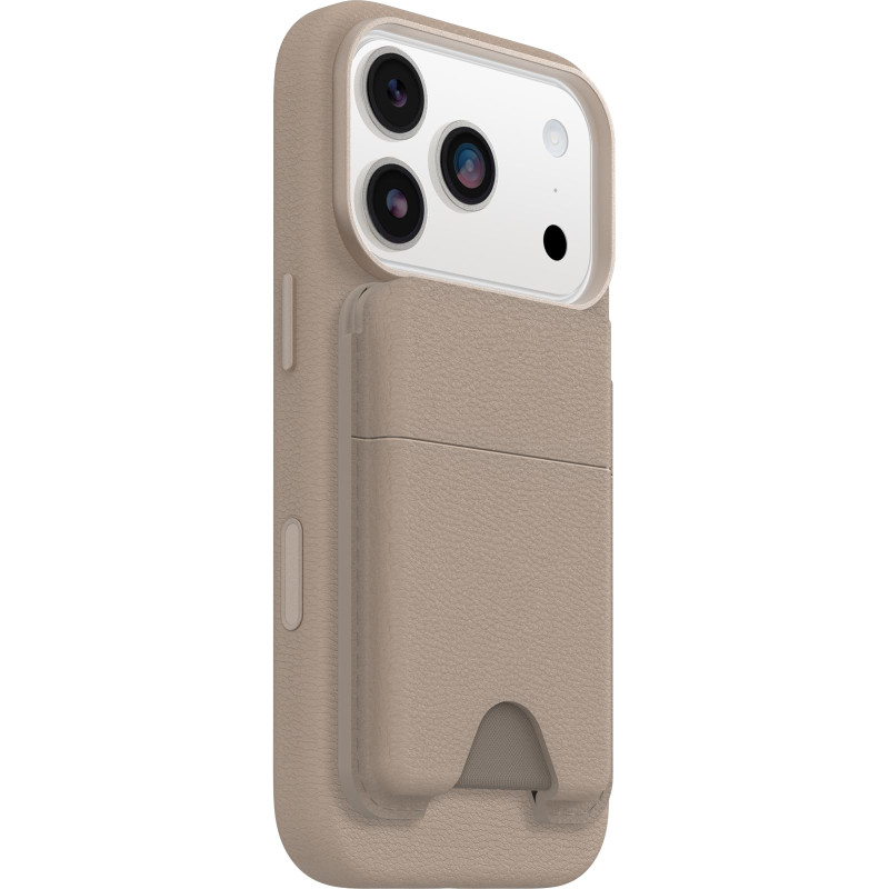OtterBox Symmetry Cactus Leather MagSafe Wallet, Portefeuille Doux au Toucher avec 2-3 emplacements pour Cartes de crédit, Fixat