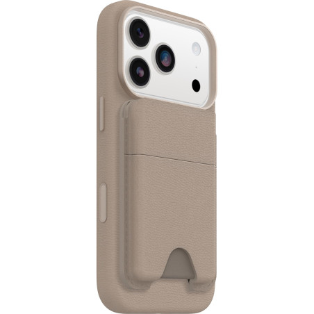 OtterBox Symmetry Cactus Leather MagSafe Wallet, Portefeuille Doux au Toucher avec 2-3 emplacements pour Cartes de crédit, Fixat