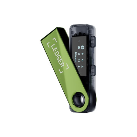 Ledger Nano S Plus (Vert patiné) - Le Wallet Physique pour sécuriser et gérer Vos cryptos, NFT et Tokens (Compatible Ordinateur