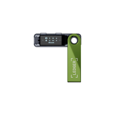 Ledger Nano S Plus (Vert patiné) - Le Wallet Physique pour sécuriser et gérer Vos cryptos, NFT et Tokens (Compatible Ordinateur