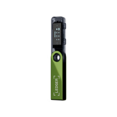 Ledger Nano S Plus (Vert patiné) - Le Wallet Physique pour sécuriser et gérer Vos cryptos, NFT et Tokens (Compatible Ordinateur 