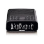 Lenco CR-606BK Radio-réveil Compact avec Dab+/FM, Bluetooth® 5.3, écran LCD à intensité Variable, Double Alarme, Fonction Snooze Lenco CR-606BK Radio-réveil Compact avec Dab+/FM, Bluetooth® 5.3, écran LCD à intensité Variable, Double Alarme, Fonction Snooze