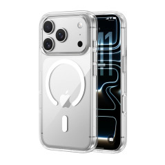 Belkin SheerForce Clear Coque iPhone 17 Pro, Coque de Protection Compatible MagSafe, Design Fin, Protection Antimicrobienne, Ant