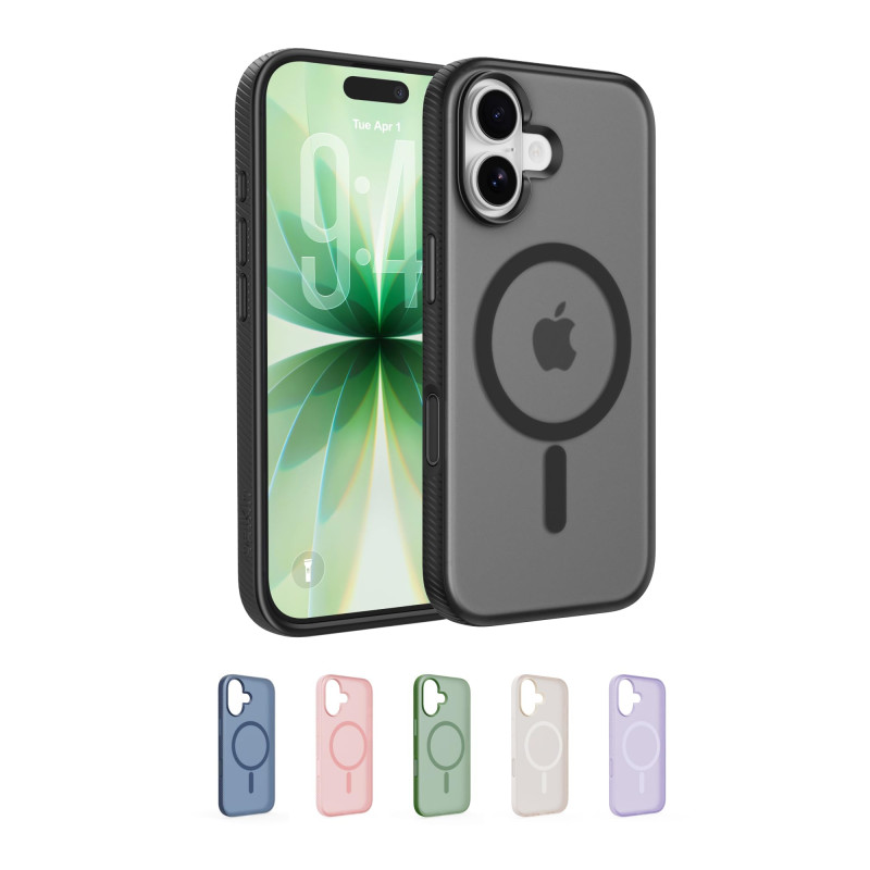 Belkin SheerForce Grip Coque iPhone 17, Coque de Protection Compatible MagSafe, Design Fin, Protection avec Rainures Antidérapan Belkin SheerForce Grip Coque iPhone 17, Coque de Protection Compatible MagSafe, Design Fin, Protection avec Rainures Antidérapan