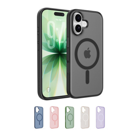 Belkin SheerForce Grip Coque iPhone 17, Coque de Protection Compatible MagSafe, Design Fin, Protection avec Rainures Antidérapan
