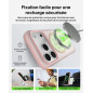 Belkin SheerForce Grip Coque iPhone 17 Pro, Coque de Protection Compatible MagSafe Design Fin, Protection avec Rainures Antidéra Belkin SheerForce Grip Coque iPhone 17 Pro, Coque de Protection Compatible MagSafe Design Fin, Protection avec Rainures Antidéra