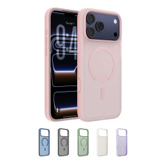 Belkin SheerForce Grip Coque iPhone 17 Pro Max, Coque de Protection Compatible MagSafe, Design Fin, Protection avec Rainures Ant