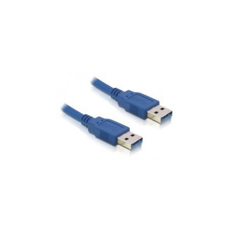 DeLOCK USB 3.0-A Male/Male - 3m câble USB USB A Bleu