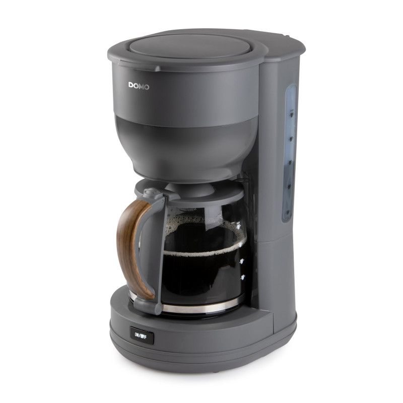 DOMO DO754K Cafetière Electrique avec Filtre - 10 Tasses - 1,25L - Plaque Chauffante - Système Anti-goutte - Cafetière avec Filt DOMO DO754K Cafetière Electrique avec Filtre - 10 Tasses - 1,25L - Plaque Chauffante - Système Anti-goutte - Cafetière avec Filt