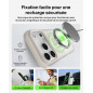 Belkin SheerForce Grip Coque iPhone 17 Pro, Coque de Protection Compatible MagSafe Design Fin, Protection avec Rainures Antidéra Belkin SheerForce Grip Coque iPhone 17 Pro, Coque de Protection Compatible MagSafe Design Fin, Protection avec Rainures Antidéra