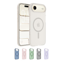 Belkin SheerForce Grip Coque iPhone Air, Coque de Protection Compatible MagSafe, Design Fin, Protection avec Rainures Antidérapa