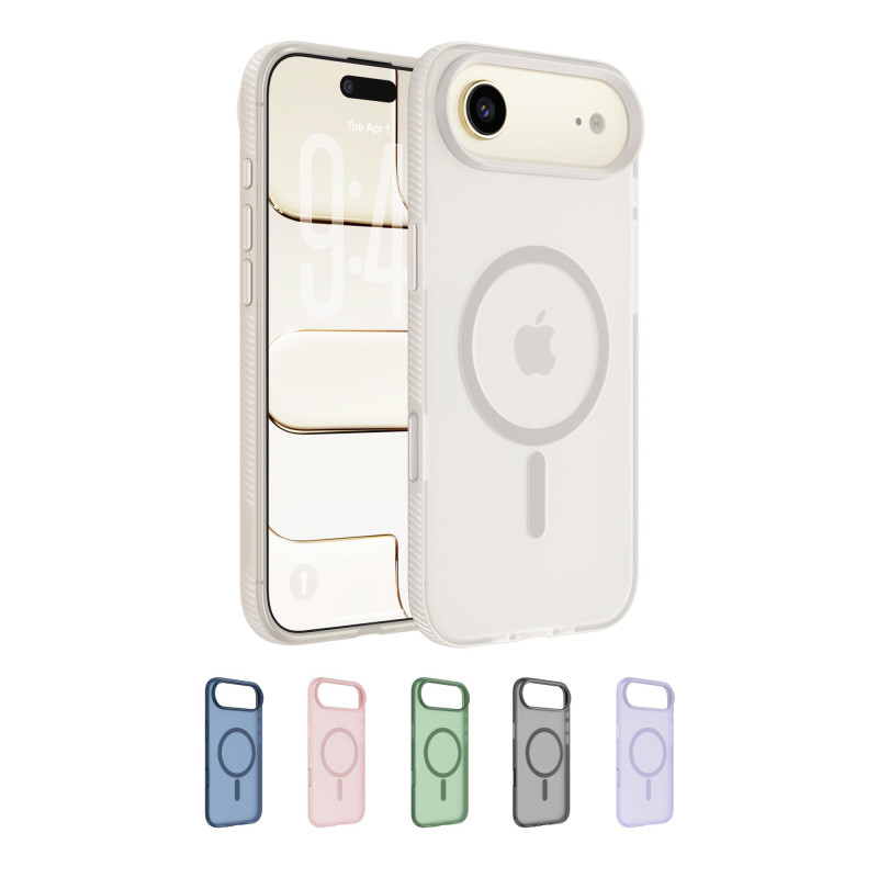 Belkin SheerForce Grip Coque iPhone Air, Coque de Protection Compatible MagSafe, Design Fin, Protection avec Rainures Antidérapa Belkin SheerForce Grip Coque iPhone Air, Coque de Protection Compatible MagSafe, Design Fin, Protection avec Rainures Antidérapa