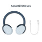 Philips TAK5500RT série 5500 Casque Supra-aural Pliable sans Fil Bluetooth 5.4 à réduction de Bruit pour Enfants, 34 Heures d’au Philips TAK5500RT série 5500 Casque Supra-aural Pliable sans Fil Bluetooth 5.4 à réduction de Bruit pour Enfants, 34 Heures d’au