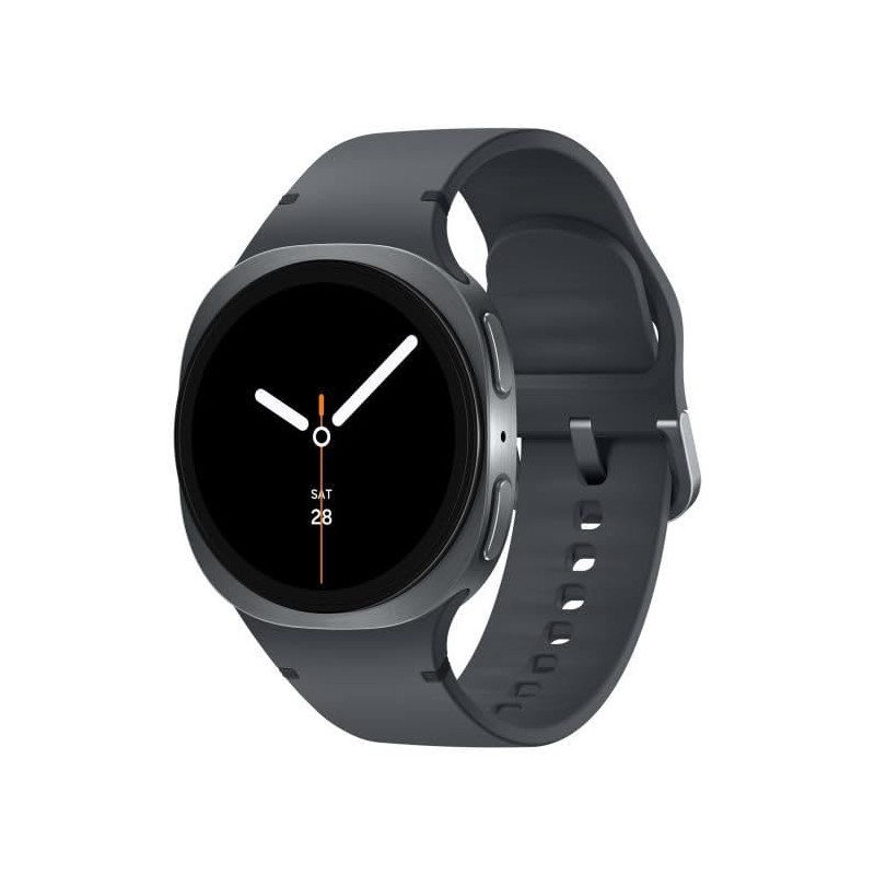 Samsung - Galaxy Watch8-40 mm - Montre connectée 4G - Graphite - Suivi santé et Sport
