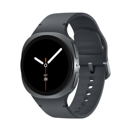 Samsung - Galaxy Watch8-40 mm - Montre connectée 4G - Graphite - Suivi santé et Sport