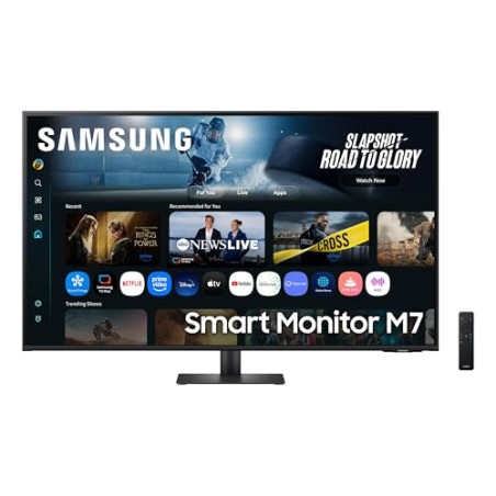 Samsung Smart Monitor M70F 32'', 60Hz, Dalle VA, 4K (3840x2160), 4ms, 3000:1, Inclinable, HDMI (2.0), Display Port (1.4), USB-C
