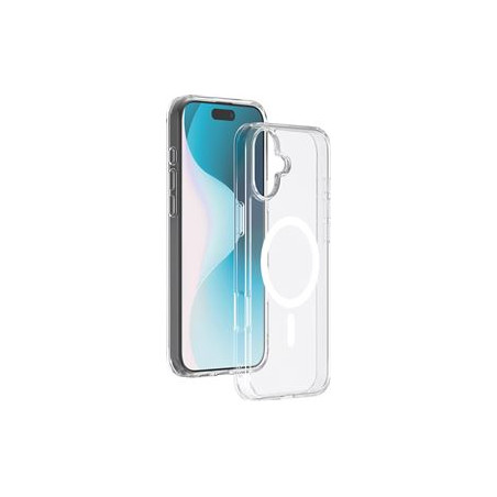Coque MagSafe pour iPhone 16 Plus Hybride Transparente Bigben