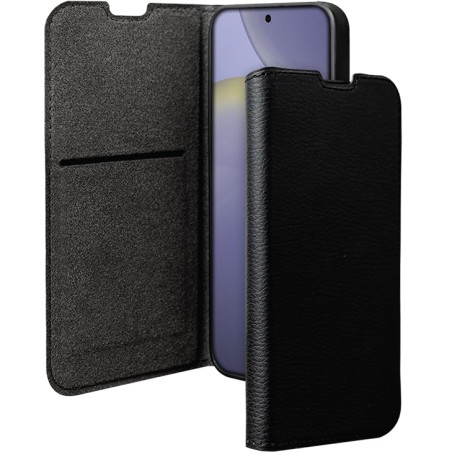 Folio pour Samsung Galaxy S25+ Wallet Fonction Stand Noir - Certifié GRS Bigben