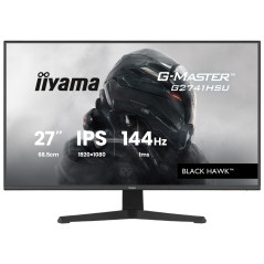 iiyama Ecran G-Master Black Hawk, G2741HSU-B1 IPS, FreeSync/Adaptive Sync, 1920x1080@144Hz, 1ms, 350cd Haut-parleurs, HDMI/DP/US