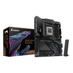 GIGABYTE X870E AORUS Elite X3D Carte Mère – Prend en Charge Les processeurs AMD Ryzen 9000, VRM numérique 16+2+2 Phases, Jusqu’à