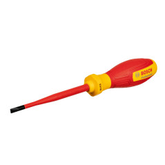 Bosch Professional tournevis VDE plat 4,5x100 (certifié jusqu'à 1 000 V, isolé avec un élastomère thermoplastique (TPE))