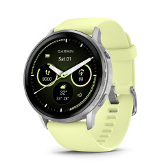 Garmin Venu 4, 45mm - Montres GPS connectées avancées Forme et santé avec écran Ultra-Lumineux et coloré, Lampe LED intégrée et