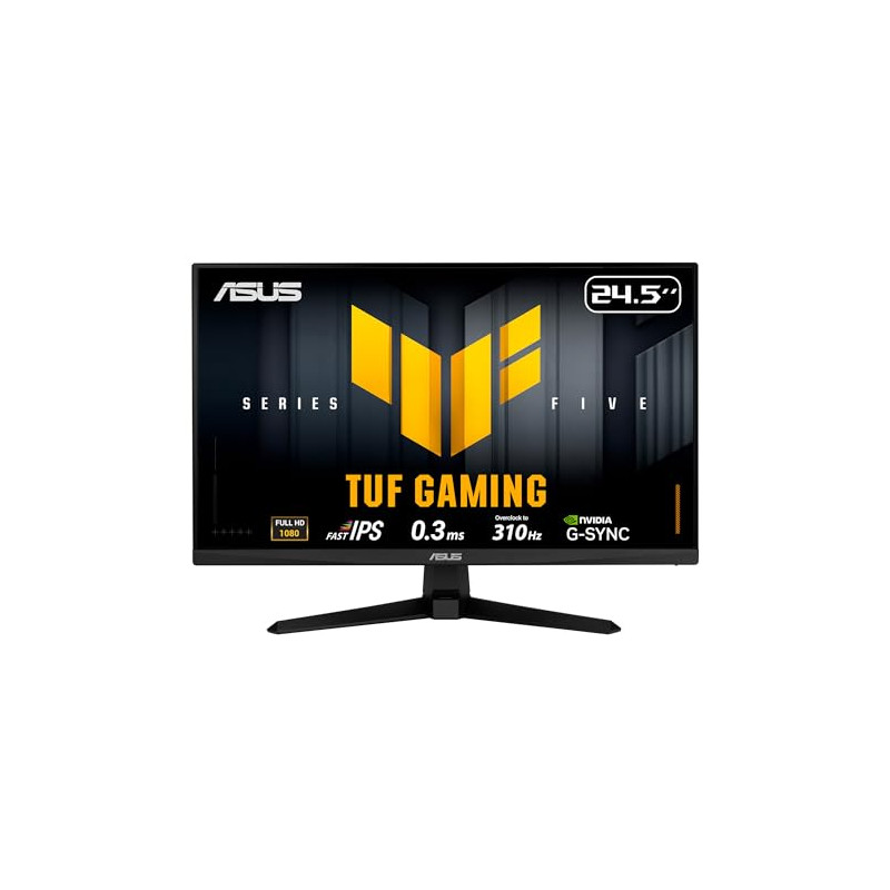 Moniteur de Jeu TUF Gaming Series 5 VG259QMR5A – Écran IPS Full HD 24,5 Pouces, 310 Hz (OC), 0,3 ms, Compatible G-Sync, AMD Free Moniteur de Jeu TUF Gaming Series 5 VG259QMR5A – Écran IPS Full HD 24,5 Pouces, 310 Hz (OC), 0,3 ms, Compatible G-Sync, AMD Free