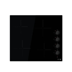 Table De Cuisson Vitrocéramique 59 Cm 4 Feux 6000w Noir - FAVM3540