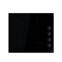 Table De Cuisson Vitrocéramique 59 Cm 4 Feux 6000w Noir - FAVM3540