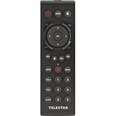 TELESTAR Top 200 – Radio Dab Plus -Internet (Mono, 10 W, Bluetooth Audio-Streaming & Fonction émetteur, Enregistrement USB, syst