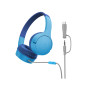 Belkin SoundForm Mini Casque Audio Enfant Filaire avec connecteurs USB-C et 3,5 mm, Micro et Autocollants, Volume de 85dB Max., Belkin SoundForm Mini Casque Audio Enfant Filaire avec connecteurs USB-C et 3,5 mm, Micro et Autocollants, Volume de 85dB Max.,
