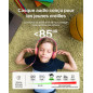 Belkin SoundForm Mini Casque Audio Enfant Filaire avec connecteurs USB-C et 3,5 mm, Micro et Autocollants, Volume de 85dB Max., Belkin SoundForm Mini Casque Audio Enfant Filaire avec connecteurs USB-C et 3,5 mm, Micro et Autocollants, Volume de 85dB Max.,