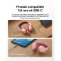 Belkin SoundForm Mini Casque Audio Enfant Filaire avec connecteurs USB-C et 3,5 mm, Micro et Autocollants, Volume de 85dB Max., Belkin SoundForm Mini Casque Audio Enfant Filaire avec connecteurs USB-C et 3,5 mm, Micro et Autocollants, Volume de 85dB Max.,