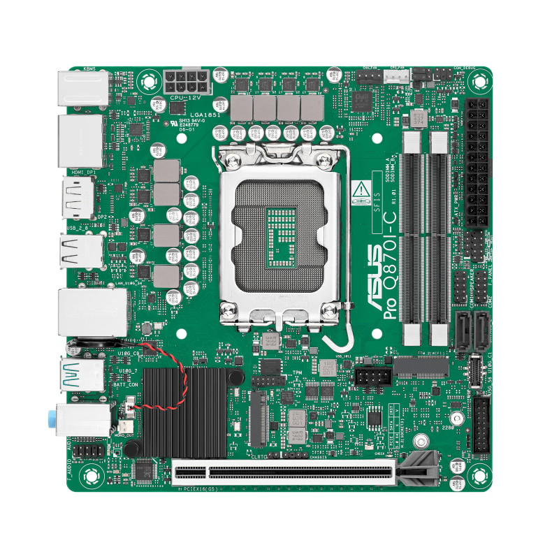 ASUS Pro Q870I-C-CSM Carte Mère Mini-ITX ASUS Pro Q870I-C-CSM Carte Mère Mini-ITX