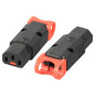 IEC Lock+ PA130100BK, le premier connecteur IEC320-C13 verrouillable et recâblé au monde. Plus besoin de débrancher ou de déconn
