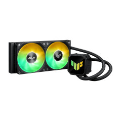 ASUS TUF Gaming LC III 240 ARGB CPU liquide tout-en-un (deux ventilateurs préinstallés, Aura ARGB, tuyaux de 400 mm, prise en ch