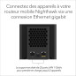 NETGEAR Nighthawk Socle Ethernet Gigabit 2 Ports (MD200) – Dock avec Alimentation et connexions filaires pour Votre routeur Mobi NETGEAR Nighthawk Socle Ethernet Gigabit 2 Ports (MD200) – Dock avec Alimentation et connexions filaires pour Votre routeur Mobi