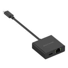 NETGEAR Nighthawk Adaptateur Ethernet USB-C avec charge directe 60 W (USB2ETH) – Ethernet Gigabit rapide – Compatible avec tous