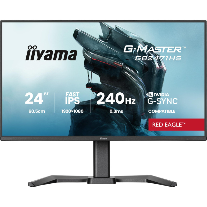 iiyama GB2471HS-B1-23.8" IPS, 1920x1080/240Hz, 2H1DP, Has