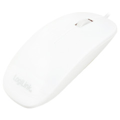 LogiLink ID0062 Souris optique slim USB 1000 dpi Blanc