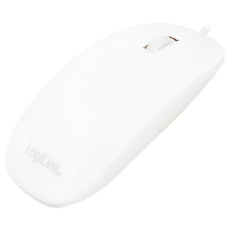 LogiLink ID0062 Souris optique slim USB 1000 dpi Blanc
