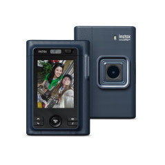 INSTAX Mini LiPlay+ Bleu Nuit Appareil Photo numérique instantané Hybride et imprimante Photo, écran LCD 6 x 4 cm, Fonction d'en