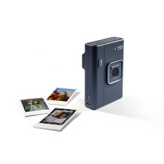 INSTAX Mini LiPlay+ Bleu Nuit Appareil Photo numérique instantané Hybride et imprimante Photo, écran LCD 6 x 4 cm, Fonction d'en