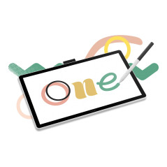 Wacom One 14 Tablette Graphique avec écran – 14″ Full HD avec Stylet sans Pile, écran antireflet, Pack Logiciel – Compatible Win