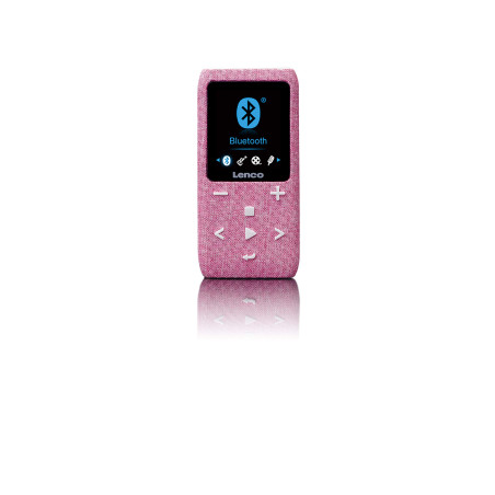 Lenco Xemio-861 Lecteur MP3 Bluetooth Carte Micro SD 8 Go Bluetooth Radio FM Fonction mémoire vocale Écran TFT 1,8" Fonction e-B