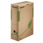 Esselte, Boîte d'Archives Eco A4, 100 mm, Lot de 25, Carton Solide, Empilable et Facile à Monter, Rangement Documents Bureau Mai